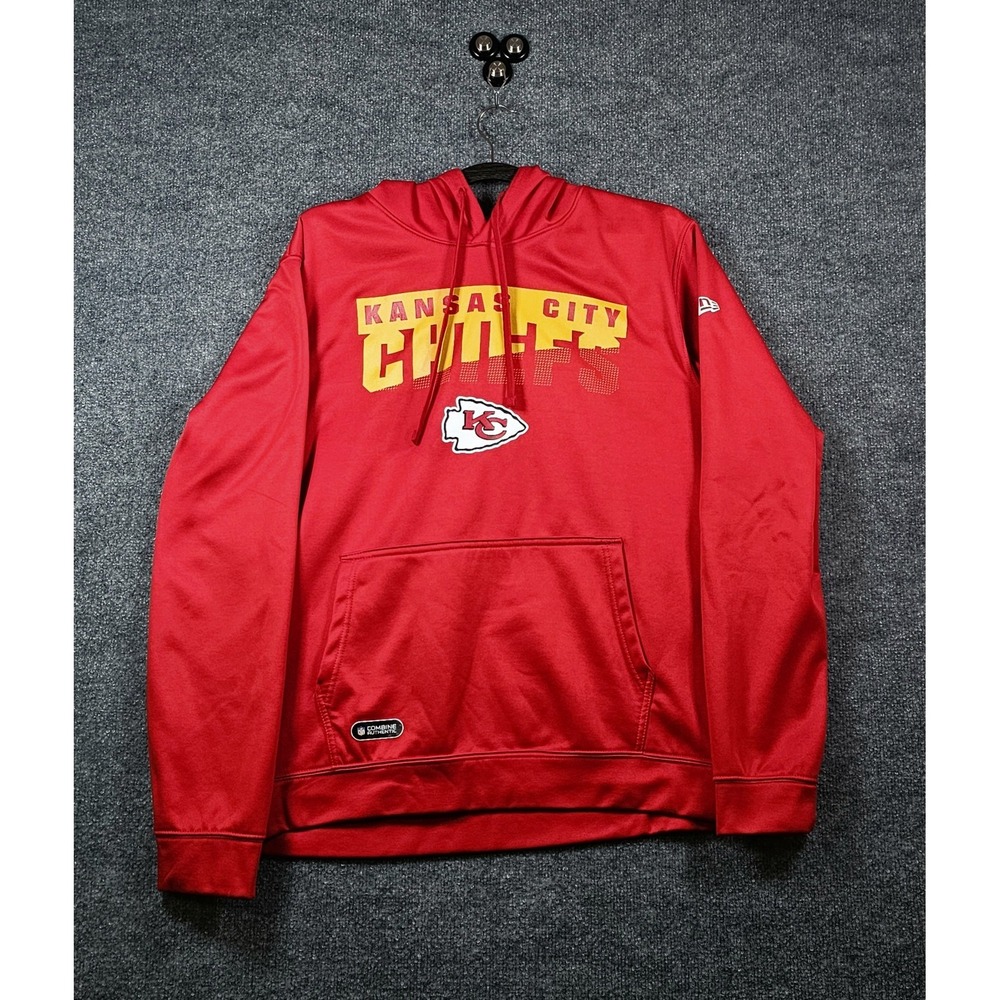 NFL Apparel Kansas City Chiefs Football Hoodie Sweatshirt Men's XL Red Friday